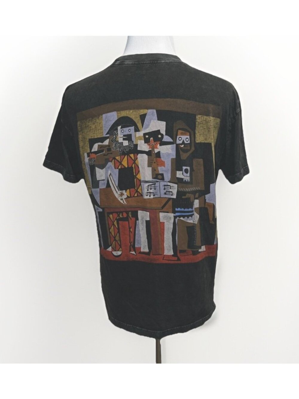 Abercrombie & Fitch T Shirt Mens L Soft AF Tee A&F Picasso Boxy Relaxed Black